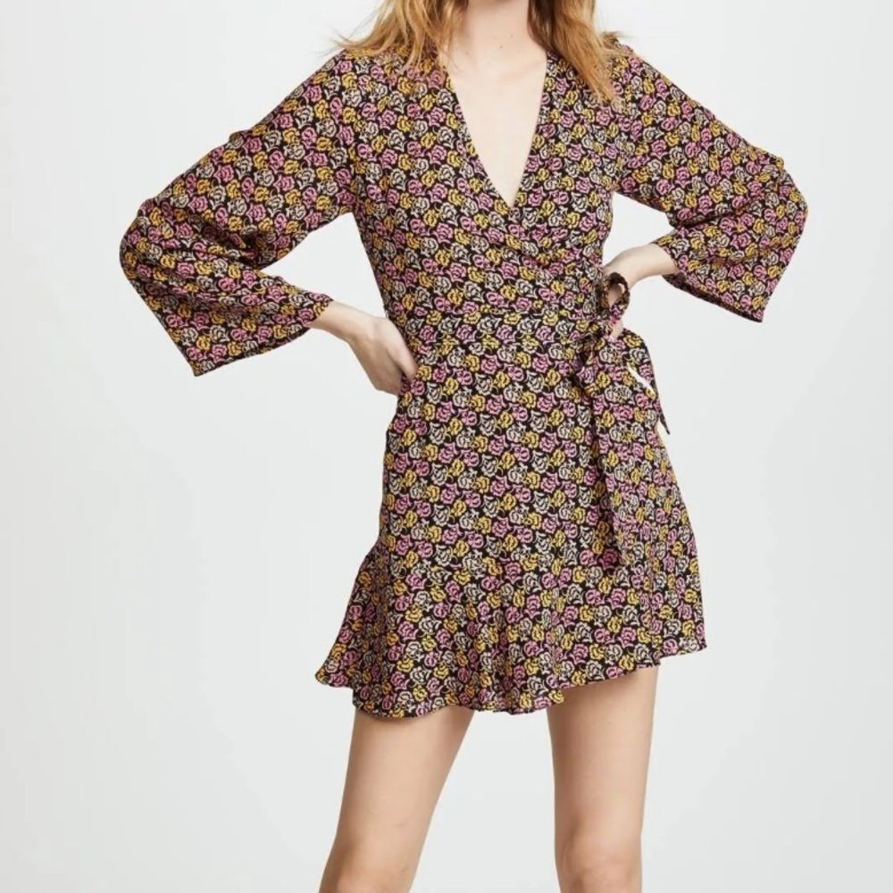 🆕 A.L.C. Whitney Silk Wrap Dress Size 8
